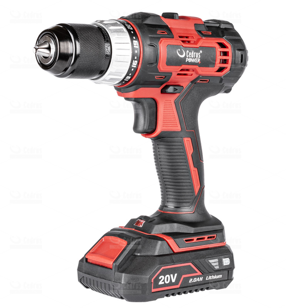 Wiertarko–wkrętarka Cedrus Power+ D40Li-SET 20V z baterią i ładowarką w walizce - OD RĘKI