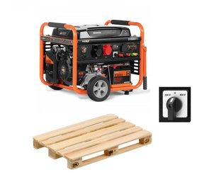 Agregat Prądotwórczy DAEWOO GDA 9500DPE-3 AVR  8.0 KW + KOŁA - OD RĘKI 