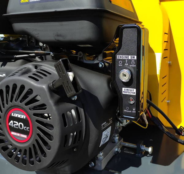 MasterCut AU-DGS1500 Rozdrabniacz spalinowy do gałęzi 12,5 cm Loncin