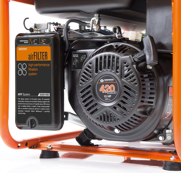 Agregat Prądotwórczy DAEWOO GDA 7500DPE-3 DUAL POWER AVR  - OD RĘKI 