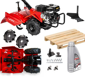 Glebogryzarka spalinowa CEDRUS GLX-GT65-2L + zestaw do orania