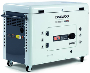 Agregat Prądotwórczy Wyciszony Diesel DAEWOO DDAE 11000DSE-3 AVR DUAL POWER - OD RĘKI 