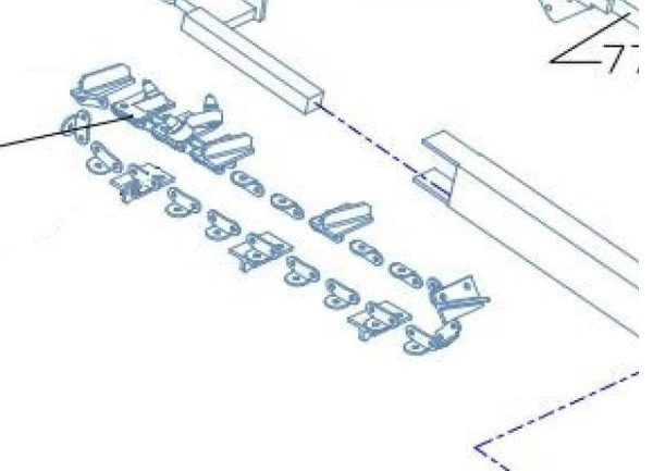 Łańcuch do Koparki Cedrus CED KP02 kompletny