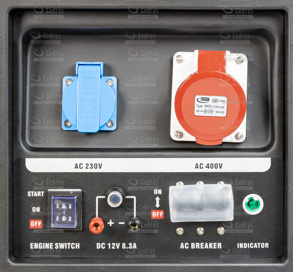 Agregat prądotwórczy Loncin LC6500D-AS 5,5KW 230/400V AVR + Rozrusznik - Od Ręki