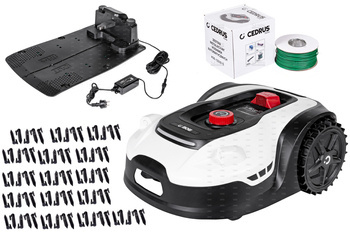 Robot Kosiarka automatyczna Cedrus C-MOW-L16 - 1600m2 + przewód + szpilki