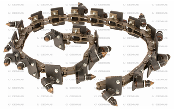 Łańcuch koparki Weibang WBTR126H - KOMPLET - CZĘŚĆ ORYGINALNA 