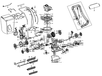 KATALOG CZĘŚCI DO Cedrus LV58S Aerator Odkurzacz ogrodowy do liści 