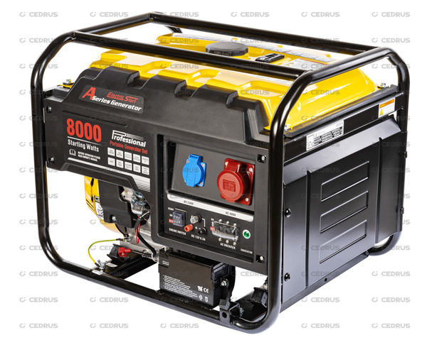Agregat prądotwórczy Loncin LC8000D-AS 6,5KW 230/400V AVR + Olej + Rozrusznik - Od Ręki