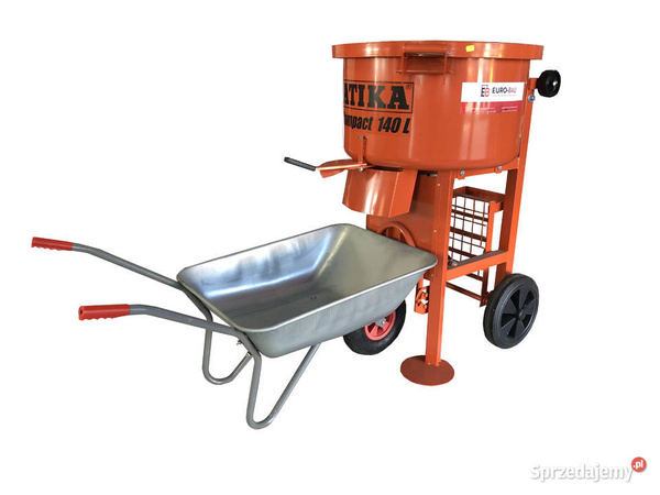 Betoniarka mieszalnik do betonu klejów i zapraw Atika Compact 140